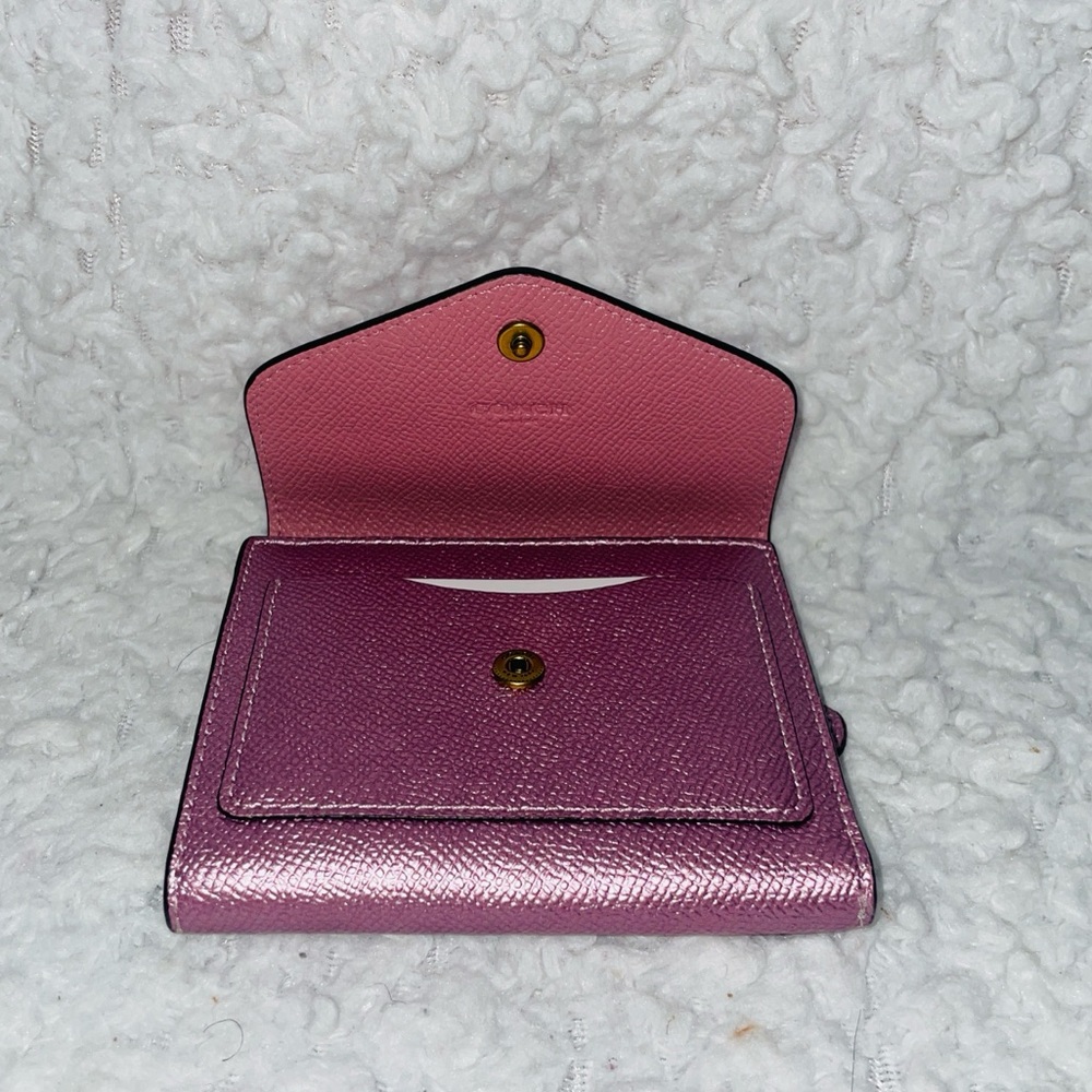 New Coach Metallic Quilted leather Colorblock Camera Bag and Wallet Set in Pink - Picture 16 of 17